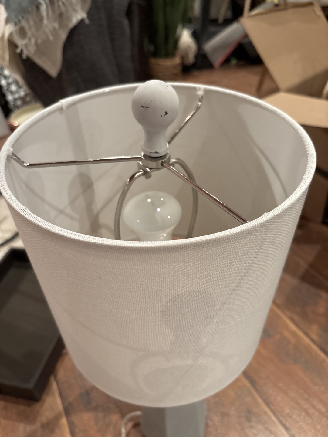 Gray Table Lamp - photo 3
