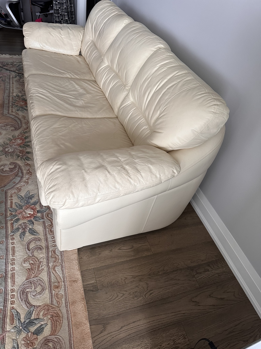 Leather couch