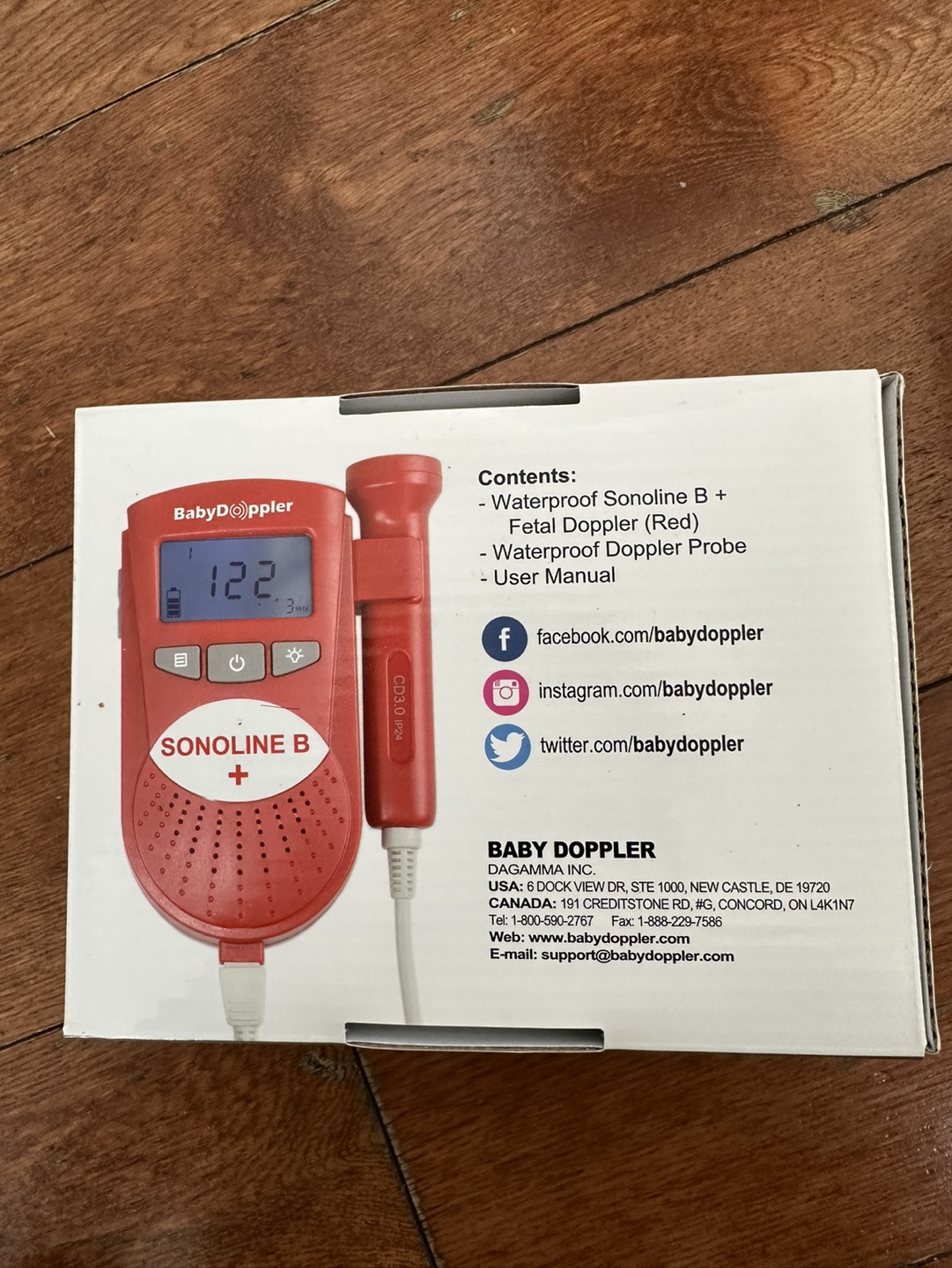 Baby Doppler Sonoline B Plus Fetal Doppler - photo 3