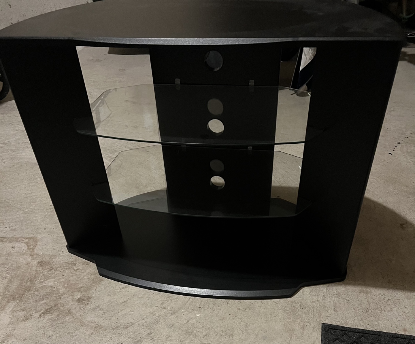 Black TV Stand