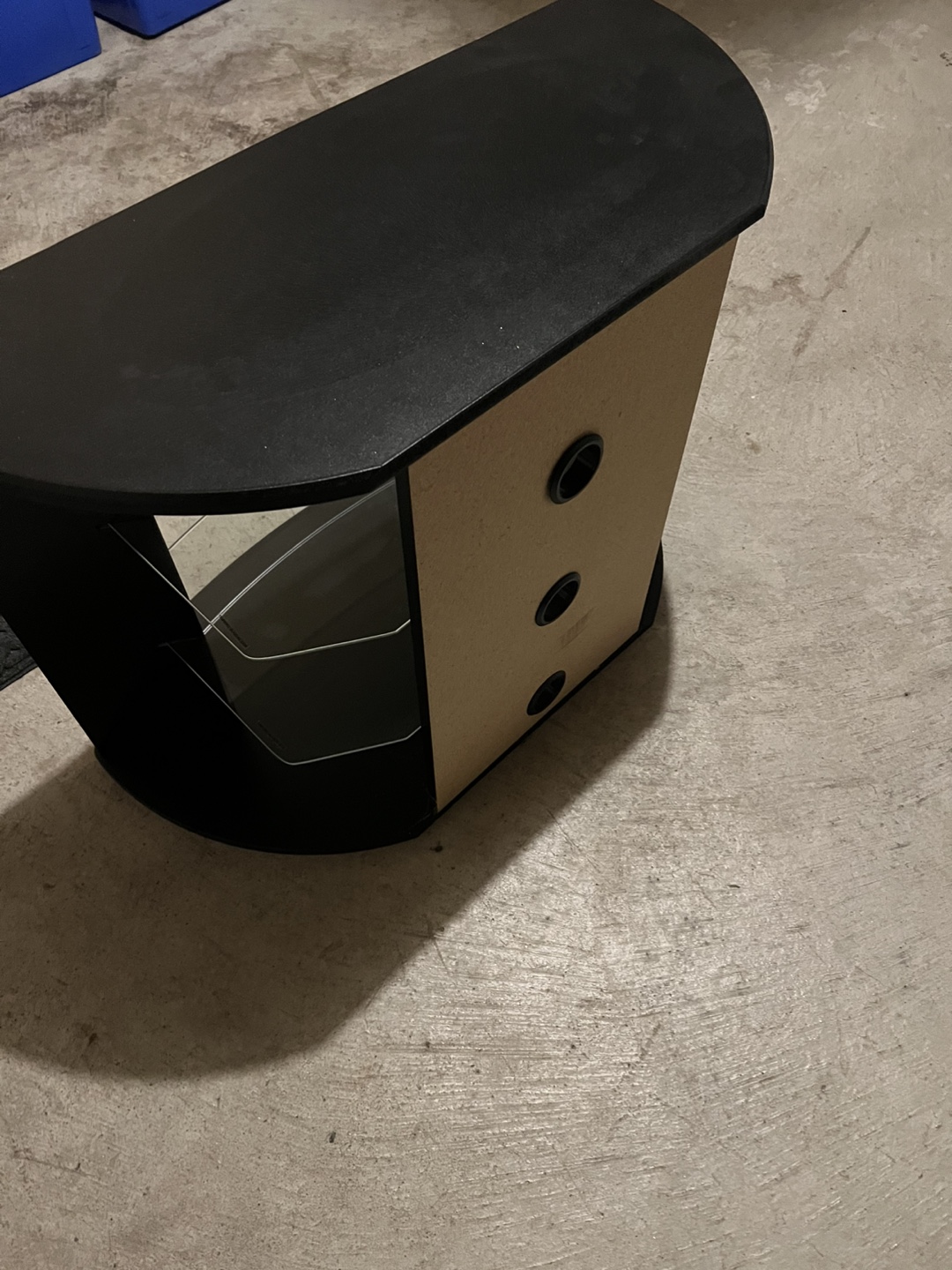 Black TV Stand - photo 4