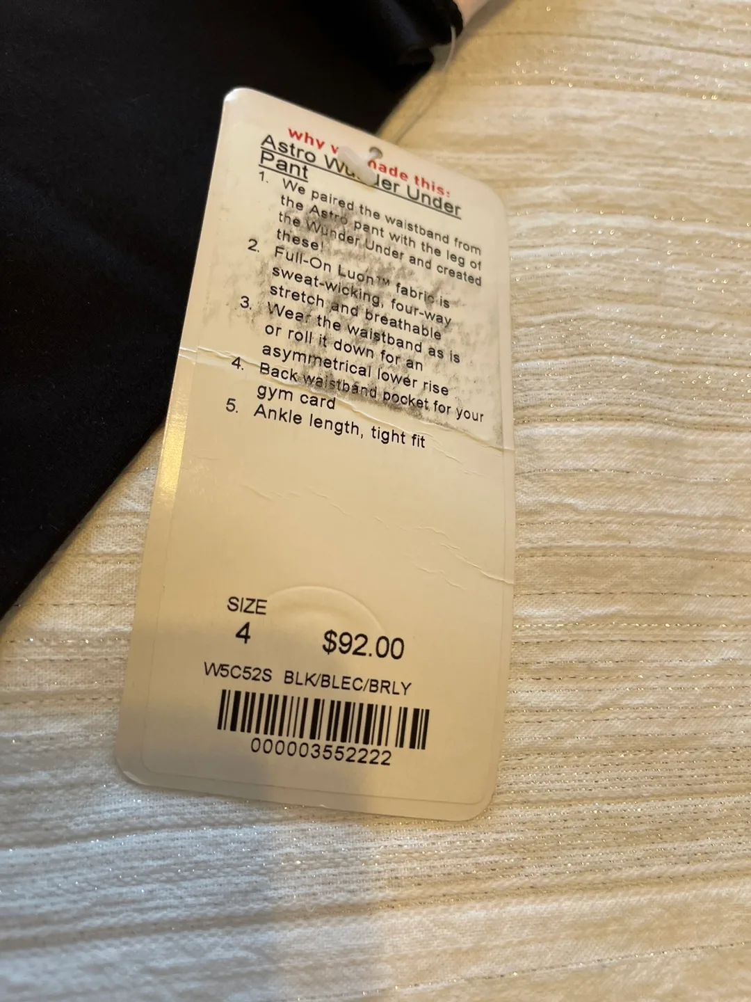 Lululemon Astro Pants Size 4 image indicator(2)