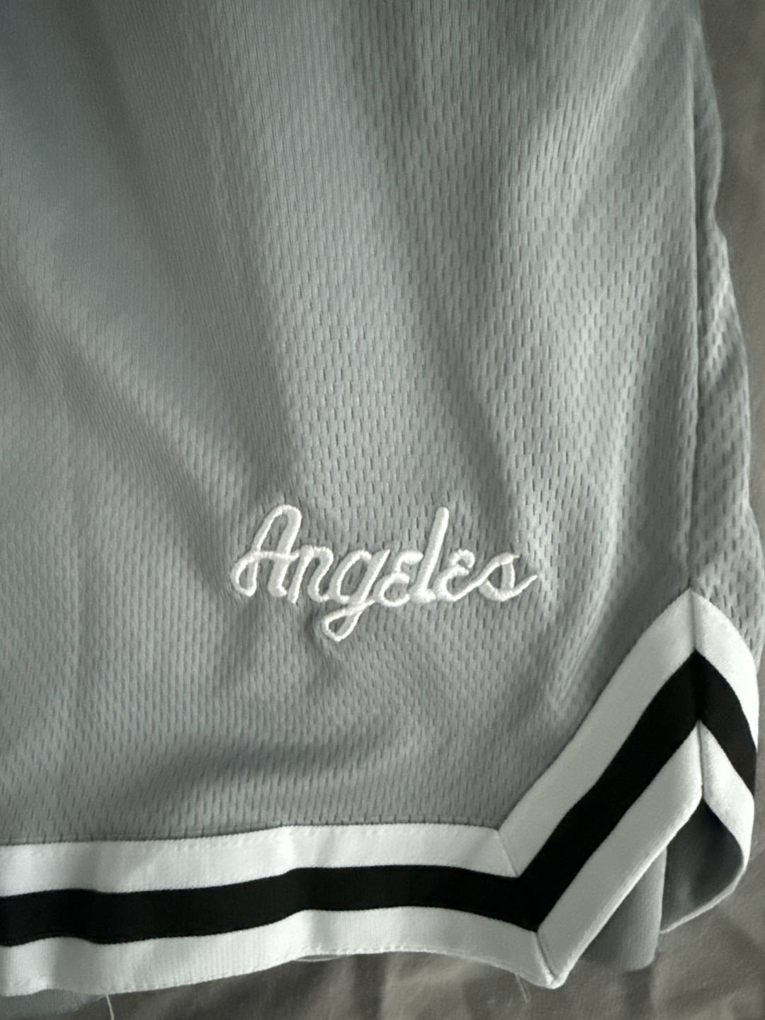 Los Angeles Grey Basketball Shorts - photo 2