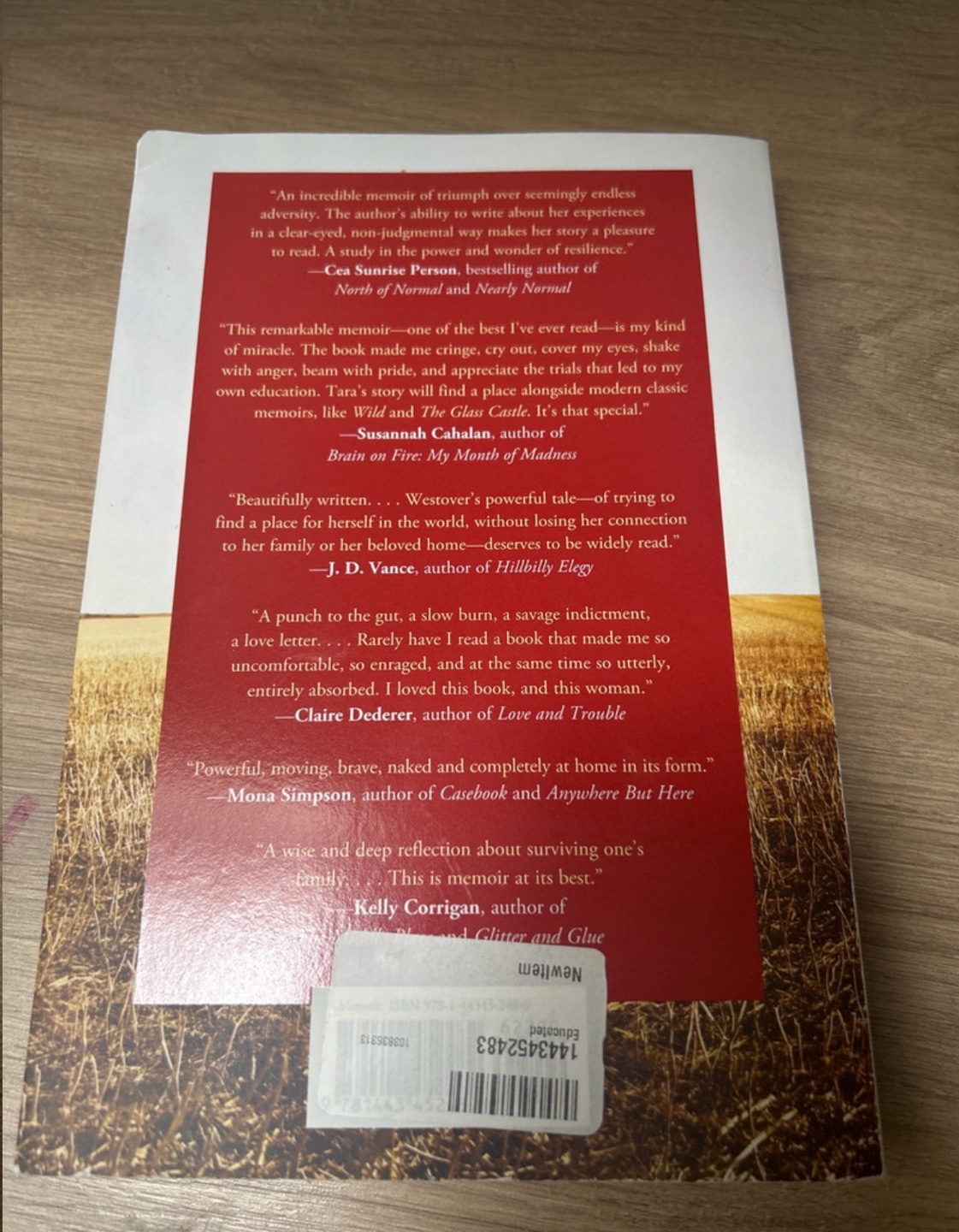 Educated: A Memoir by Tara Westover - photo 2