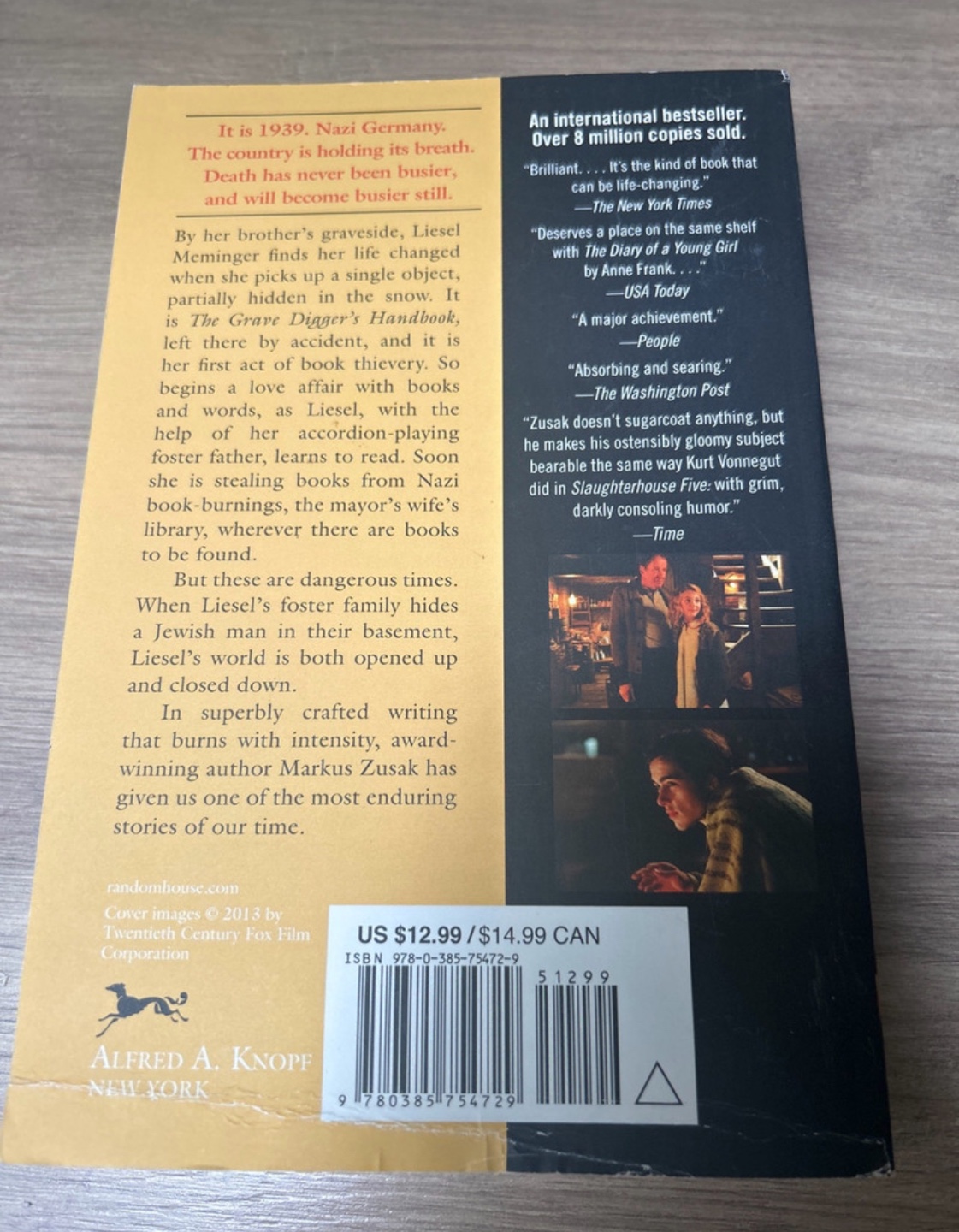The Book Thief by Markus Zusak - Hardcover - photo 2