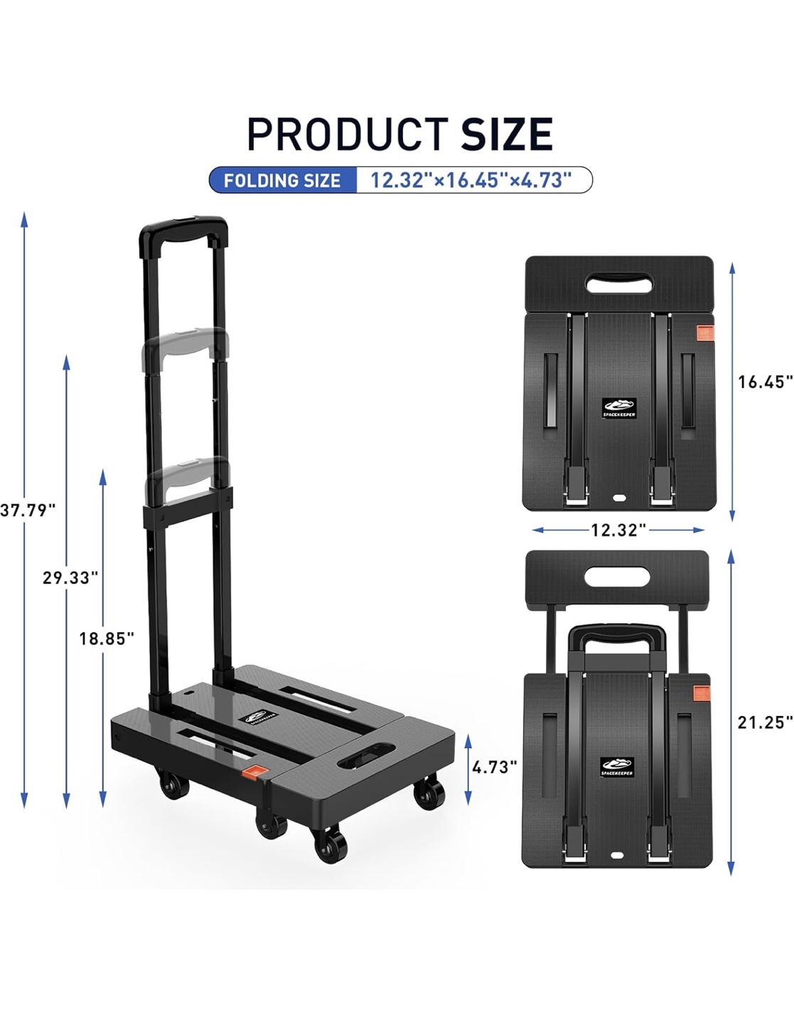 Folding Hand Truck Dolly Cart - photo 3