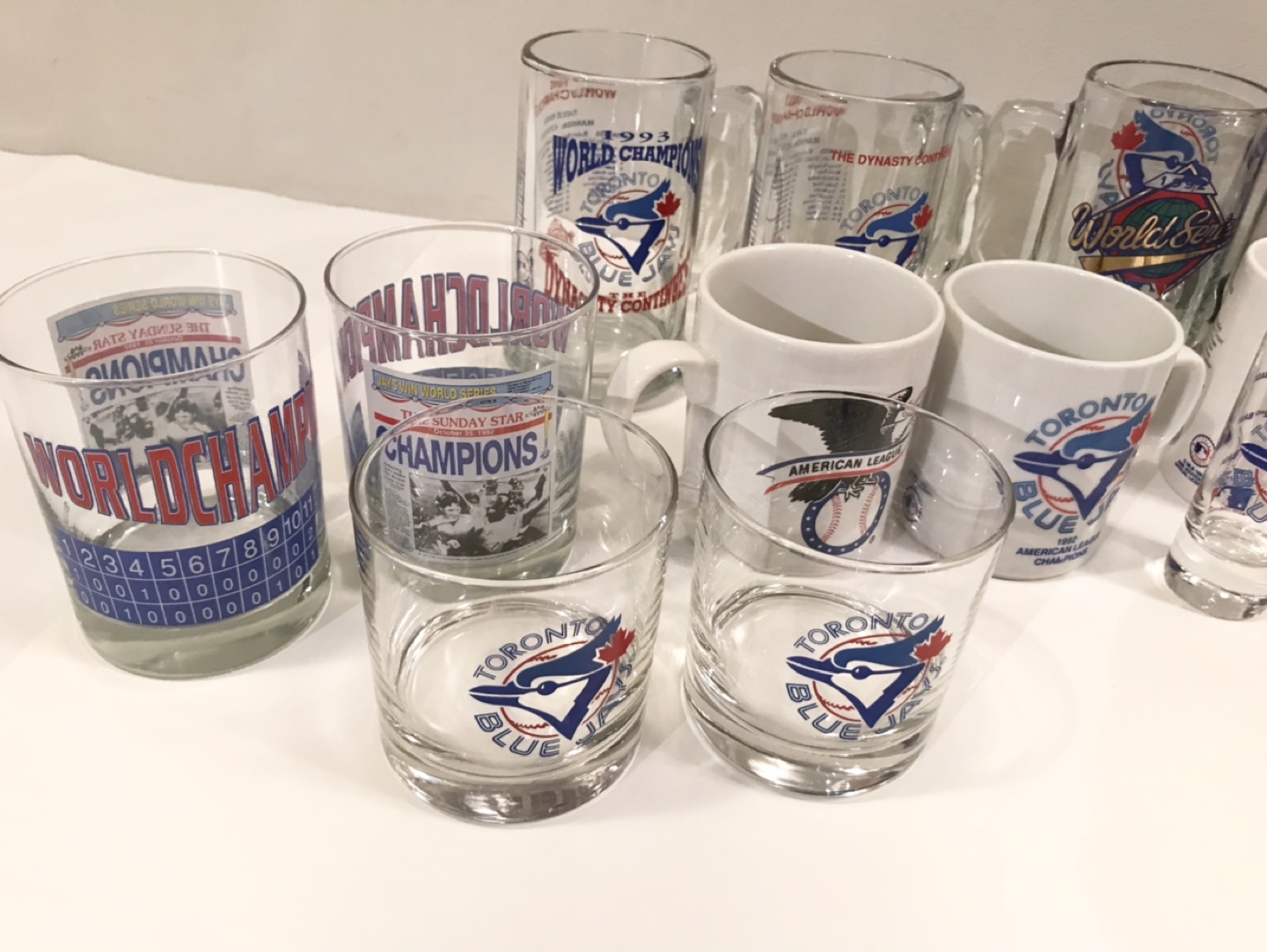 Toronto Blue Jays 1992 & 1993  Glasses & Mugs - photo 2