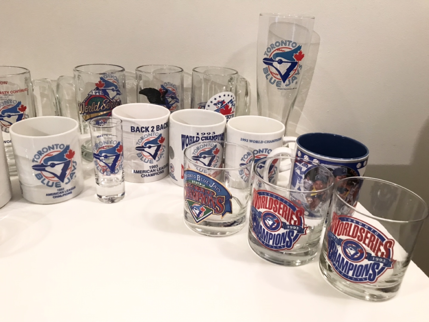 Toronto Blue Jays 1992 & 1993  Glasses & Mugs - photo 3