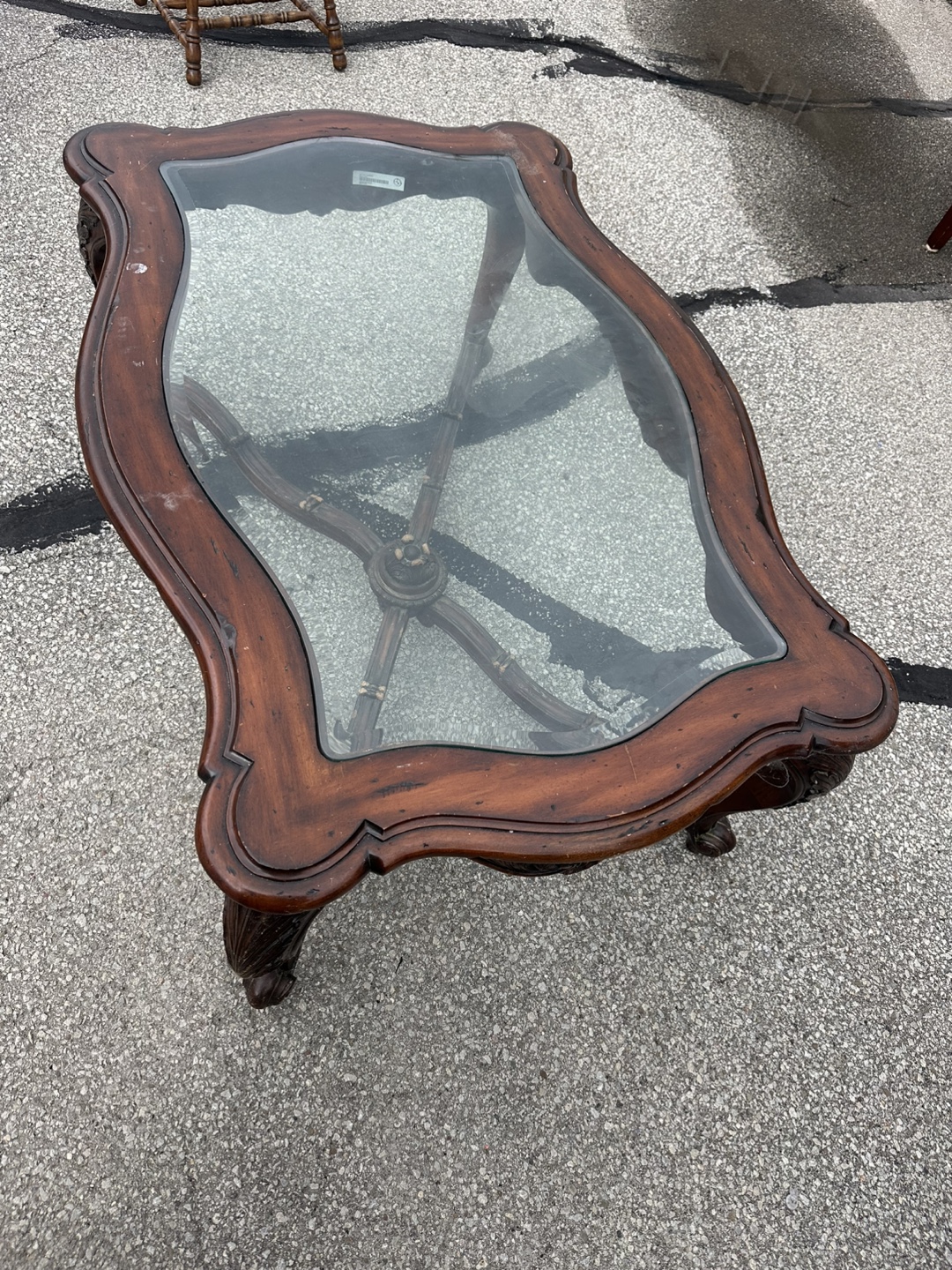 Glass Top Coffee Table