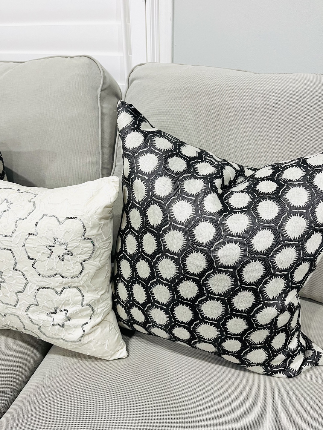 RODEO HOME Silver/Grey Decorative Throw Pillow - photo 2