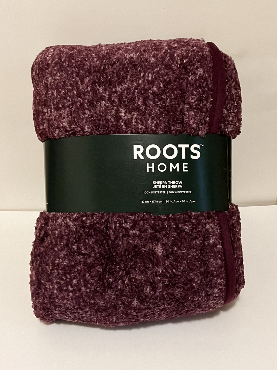 Roots Home Sherpa Throw Blanket - photo 3