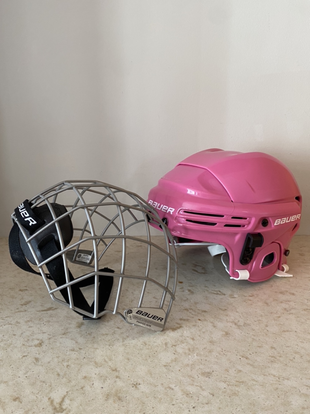 Bauer Prodigy Youth Hockey Helmet - Pink - photo 3