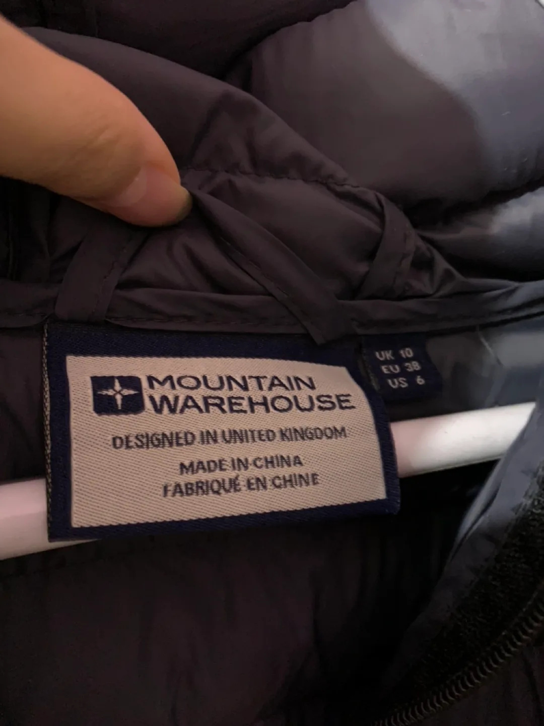 Mountain Warehouse Black Long Insulated Jacket image indicator(3)