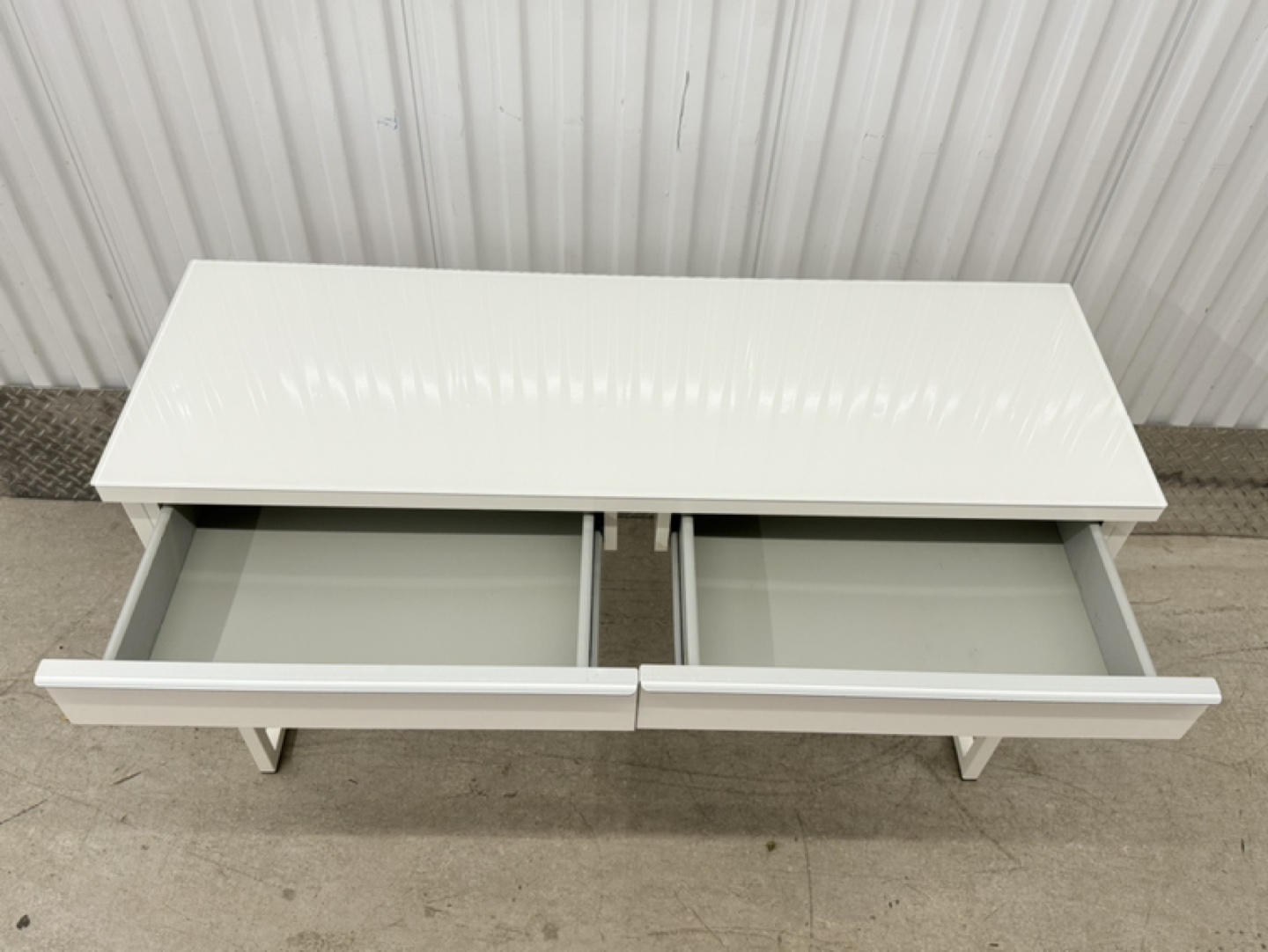 IKEA White Desk with Two Drawers