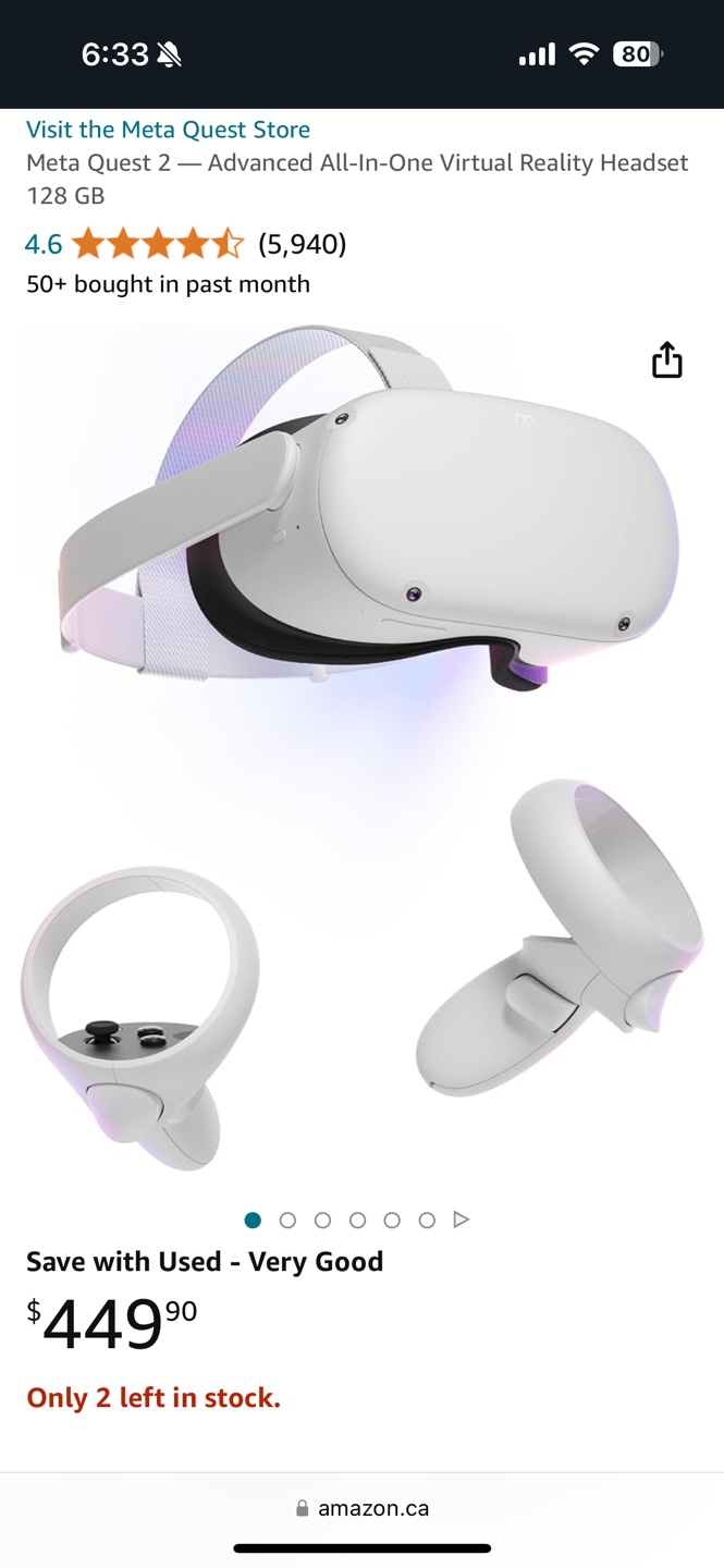 (Unopened) Oculus Quest 2 128 GB VR Headset #ThriftyPicks - photo 4