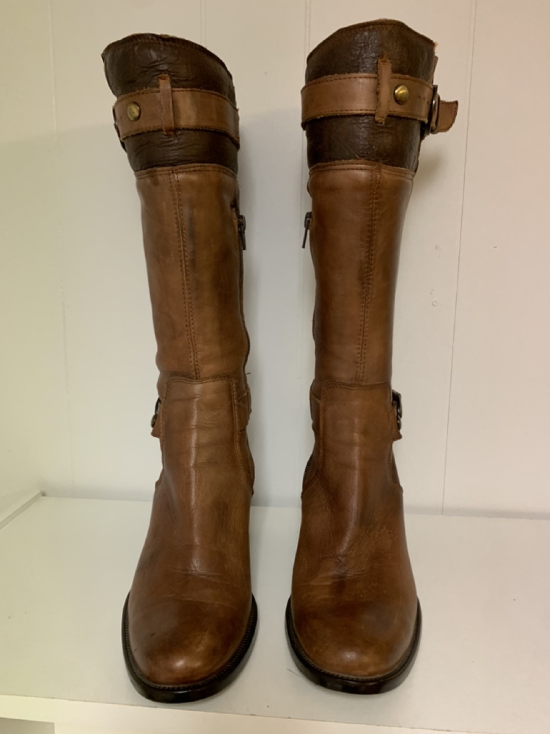 Ladies leather boots size 81/2 $35 - photo 3