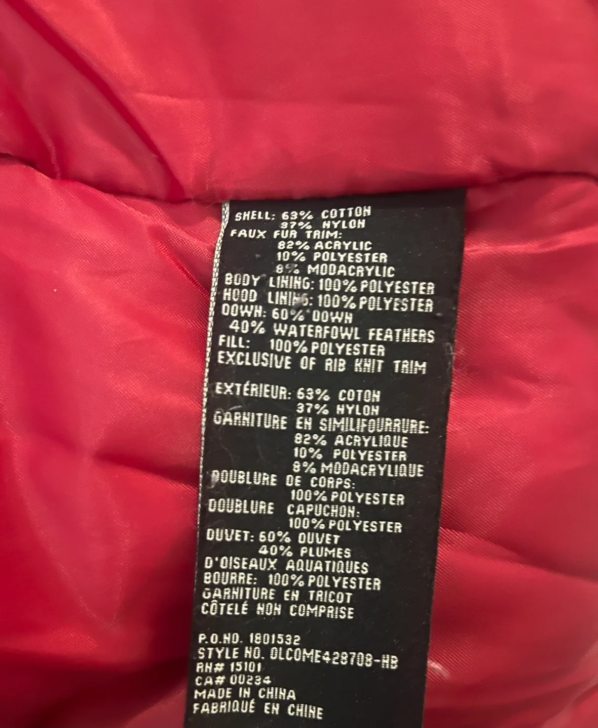 1 Madison expedition Women's Parka Jacket, Red sz S image indicator(9)