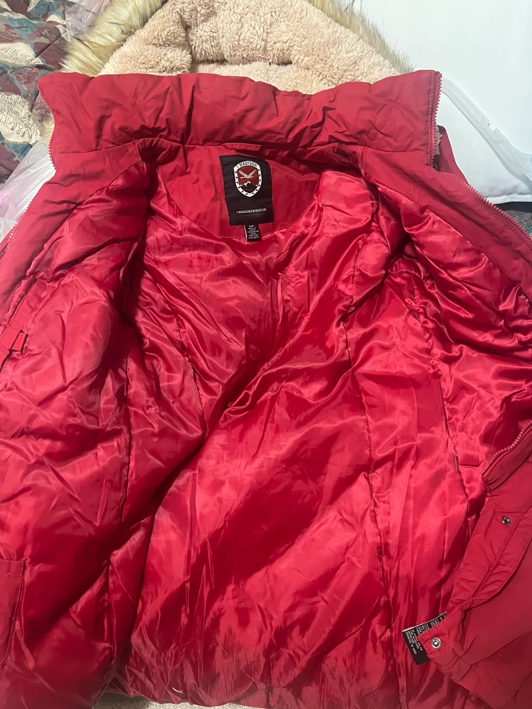 1 Madison expedition Women's Parka Jacket, Red sz S image indicator(8)