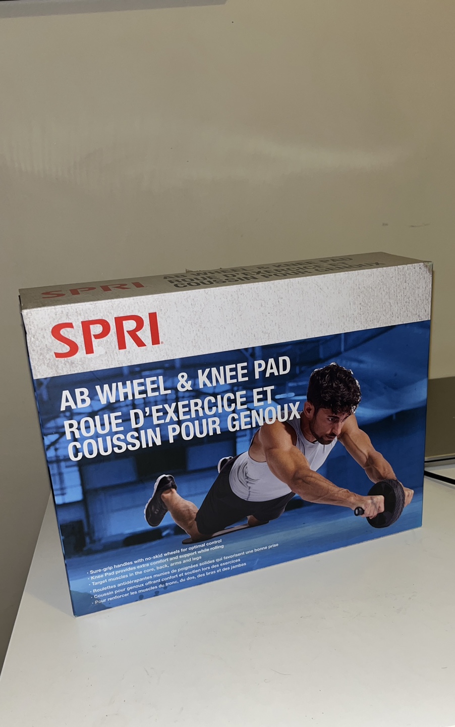 SPRI Ab Wheel & Knee Pad