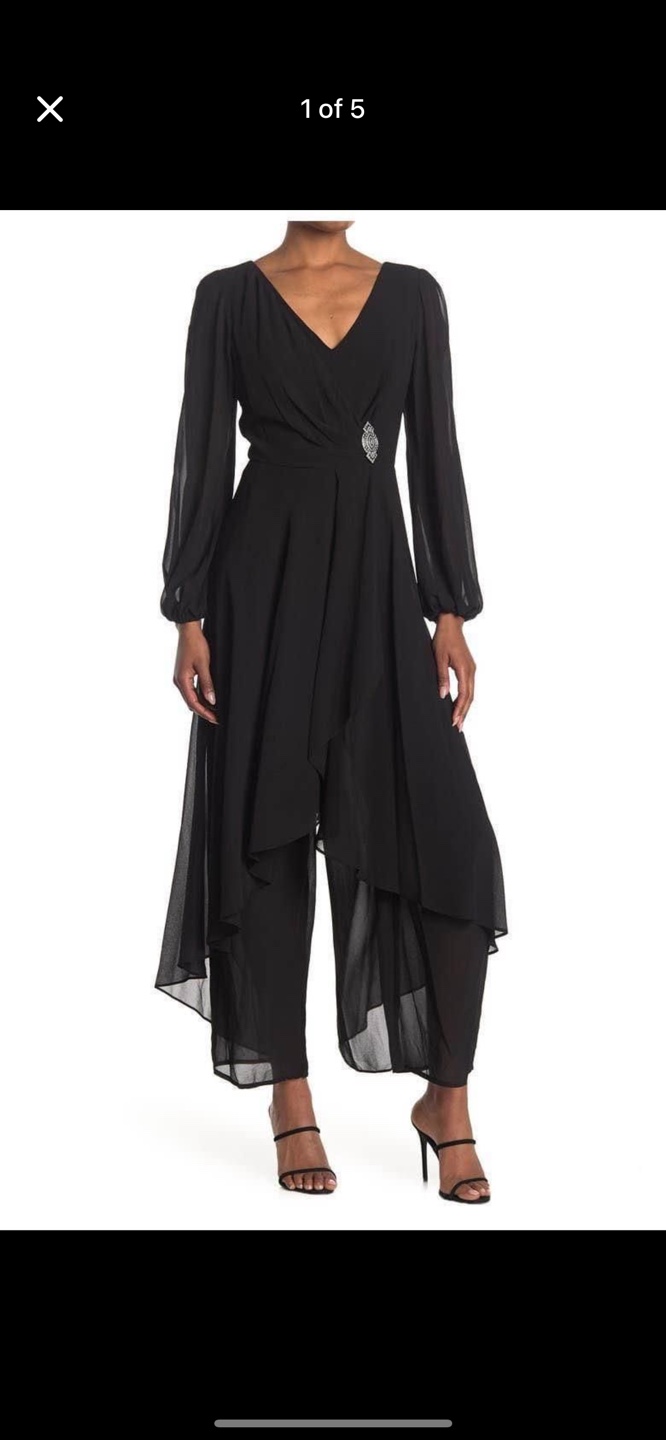 Black Chiffon Jumpsuit  needs to be gone before Wednesday - photo 3