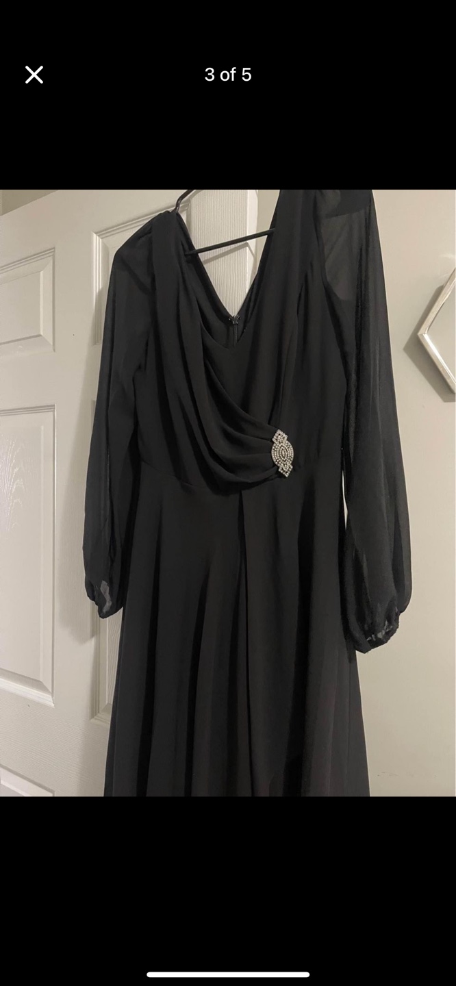 Black Chiffon Jumpsuit  needs to be gone before Wednesday