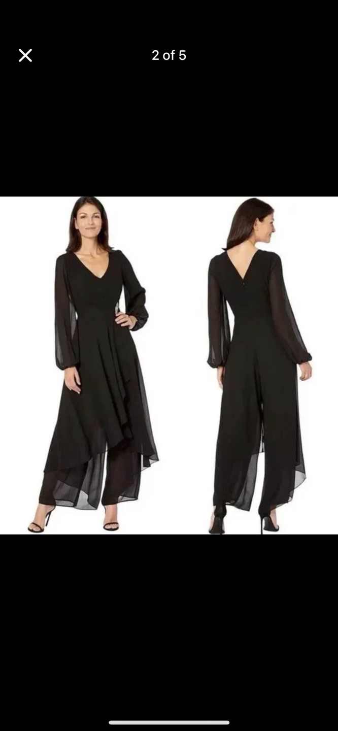 Black Chiffon Jumpsuit  needs to be gone before Wednesday - photo 2