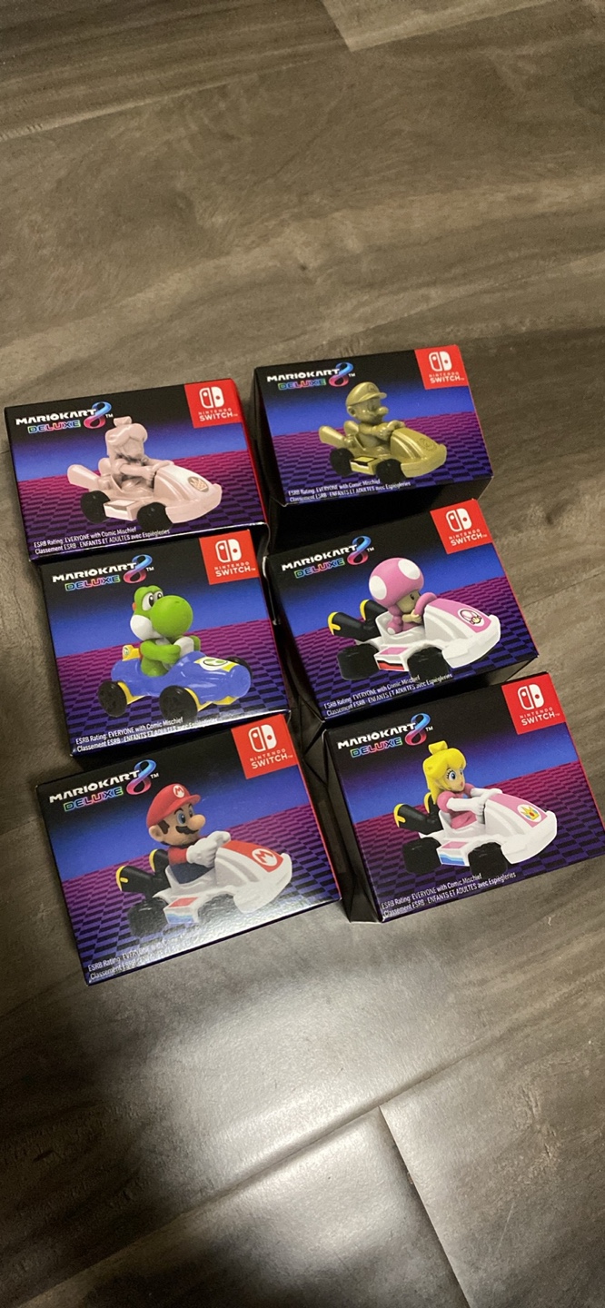 Mario Kart 8 Deluxe Nintendo Switch Character Boxes