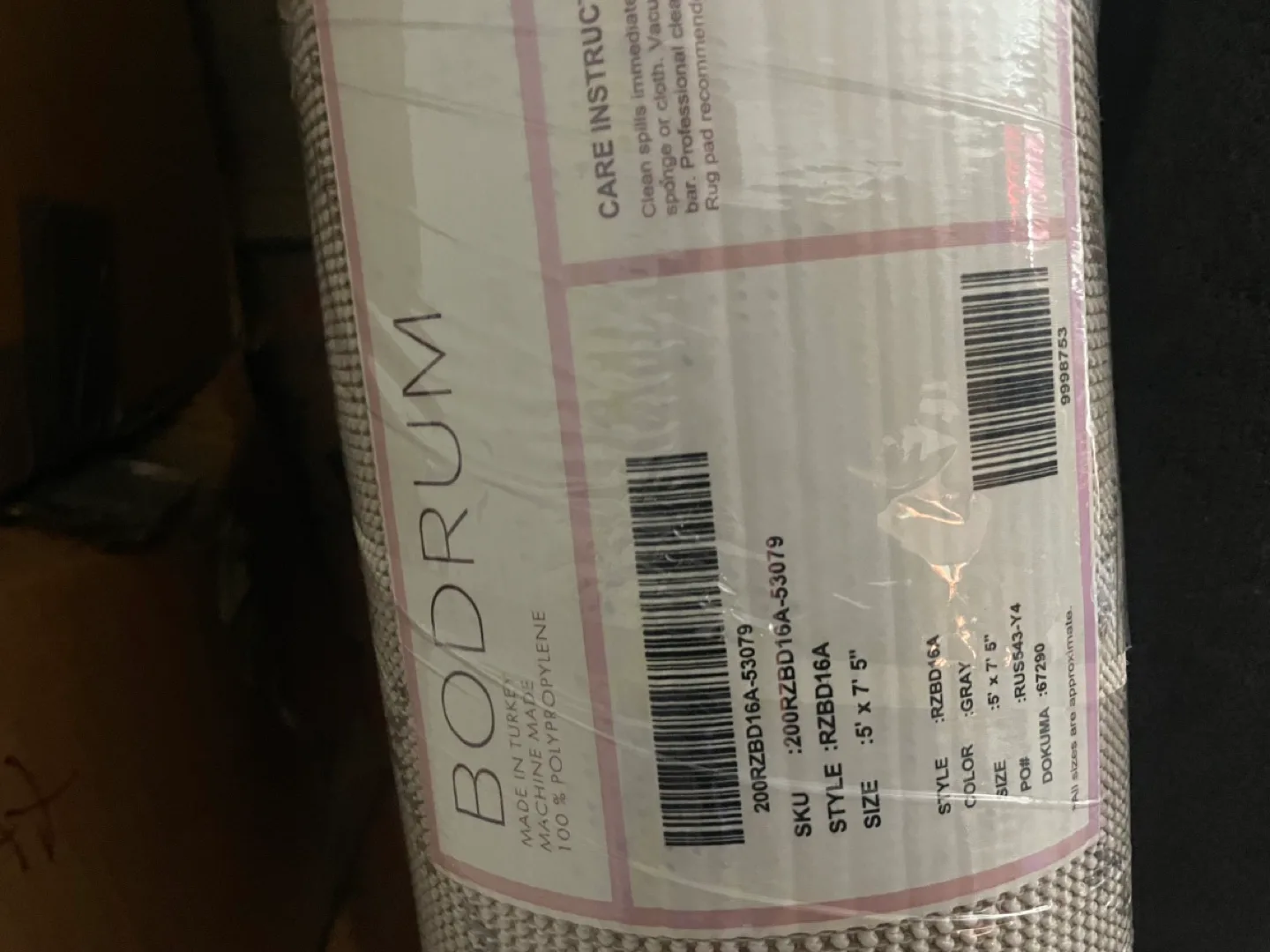 5' x 7'  Gray Area Rug image indicator(2)