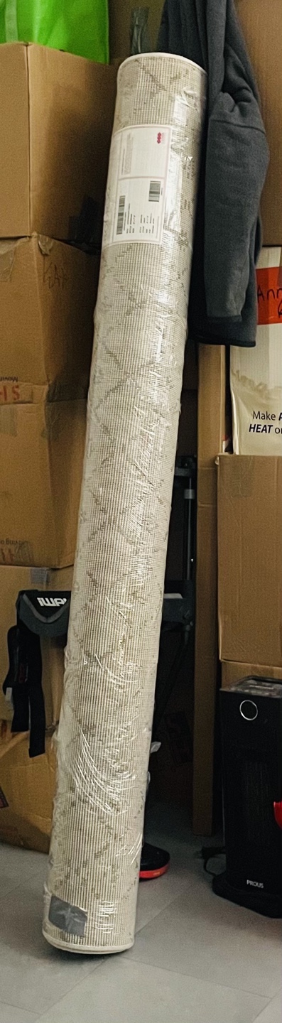 5' x 7'  White and Grey Area Rug - photo 4