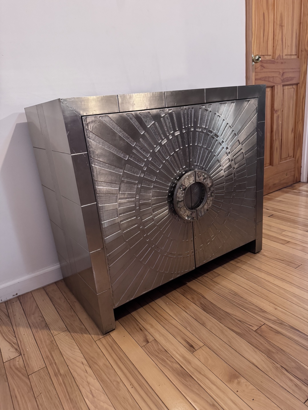 Talitha Nickel cabinet w/Handles - photo 2