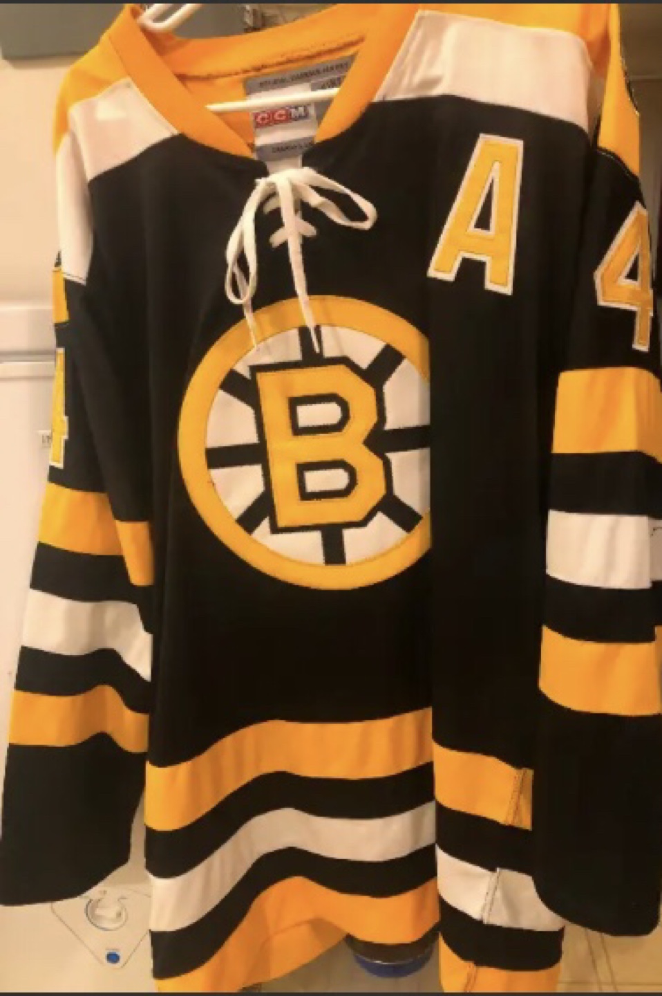 Vintage CCM Boston Bruins Bobby Orr Jersey