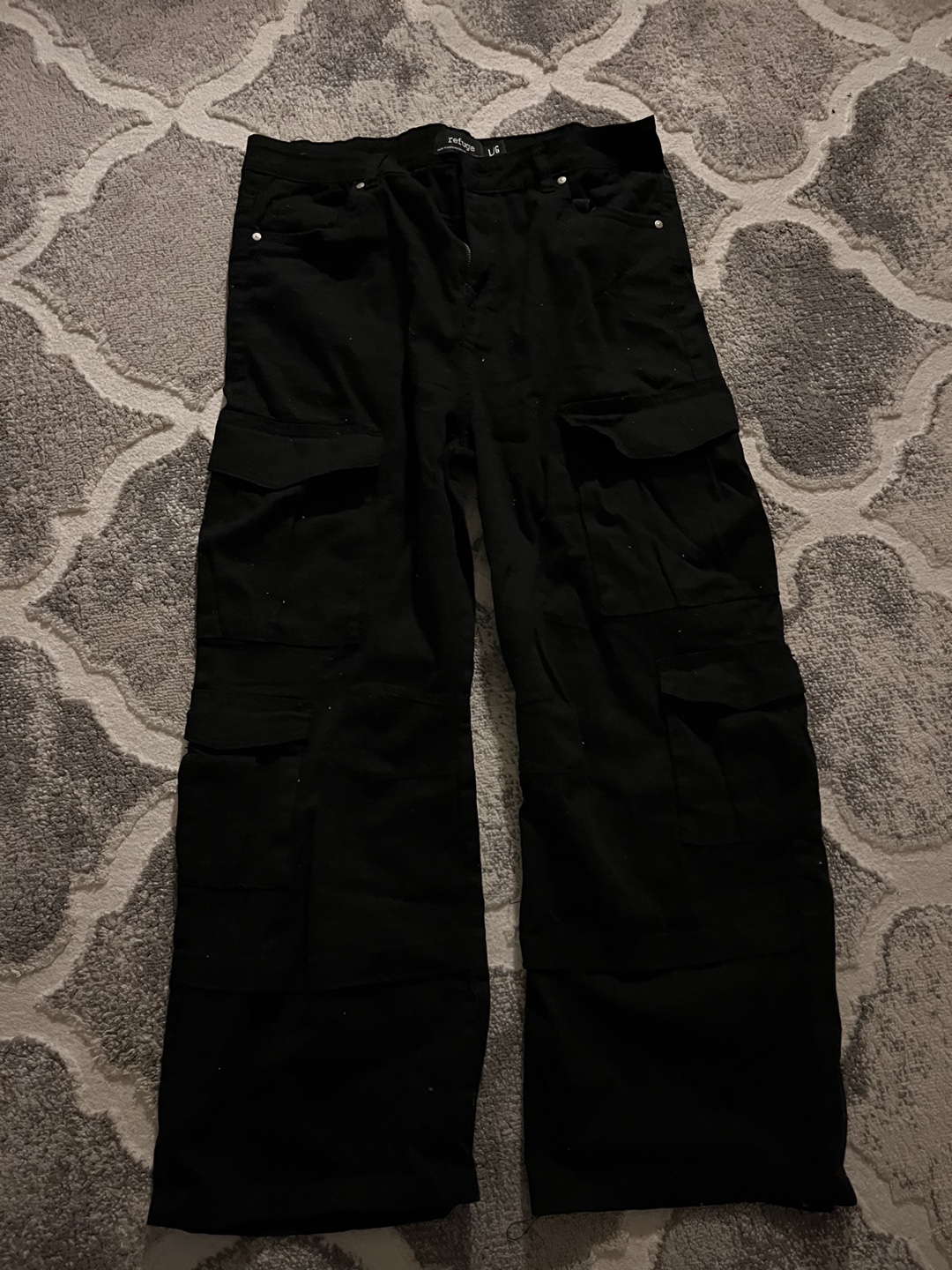 Black Cargo Pants