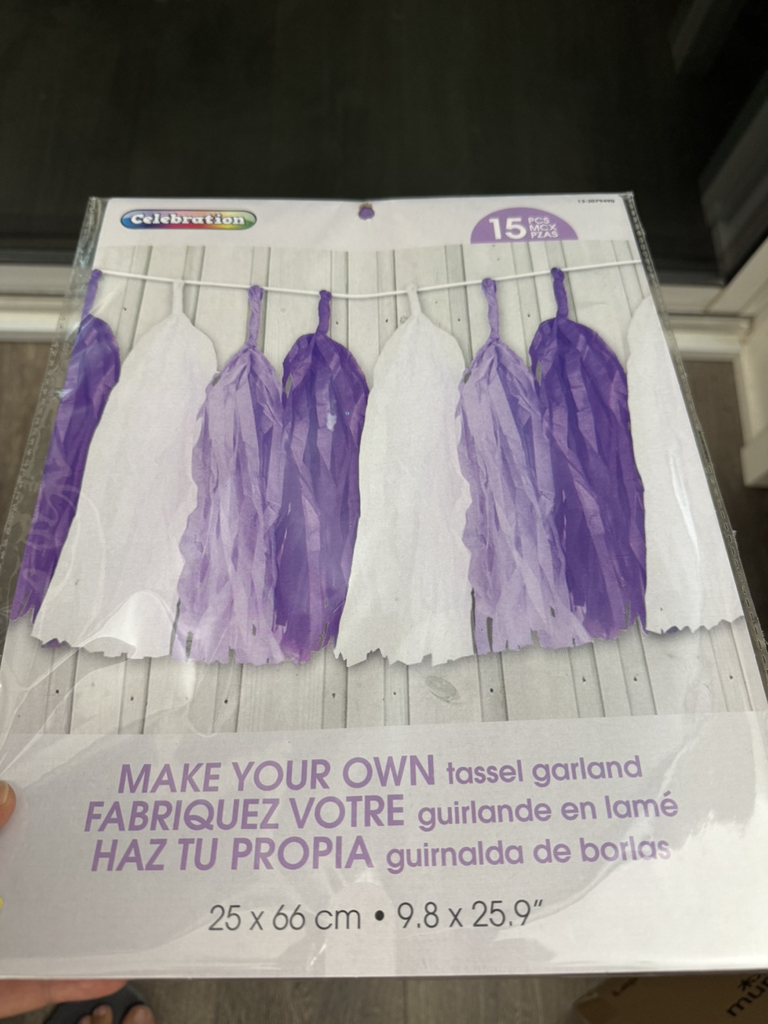 Purple & White Tassel #freecycle
