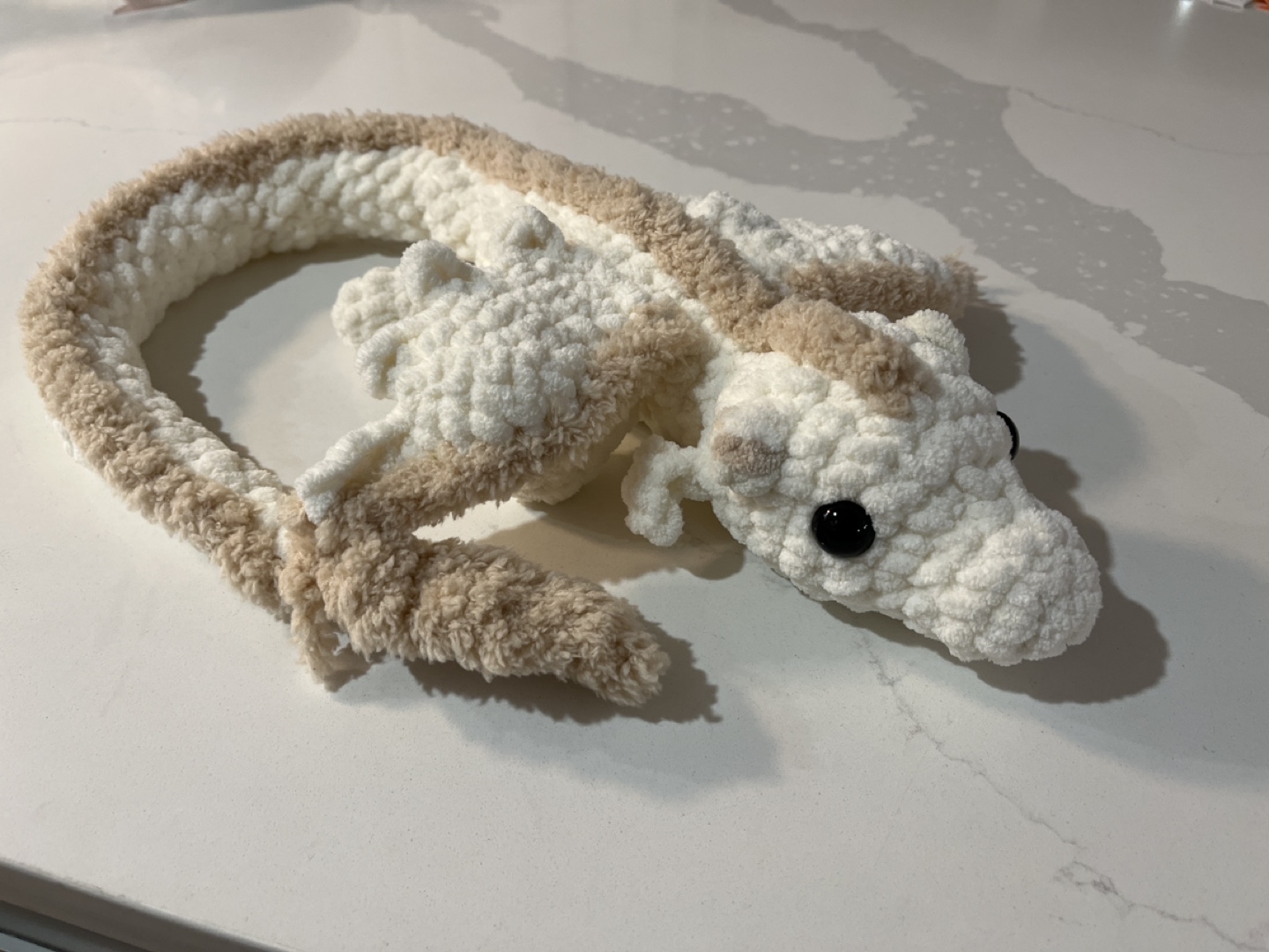 Crochet dragon