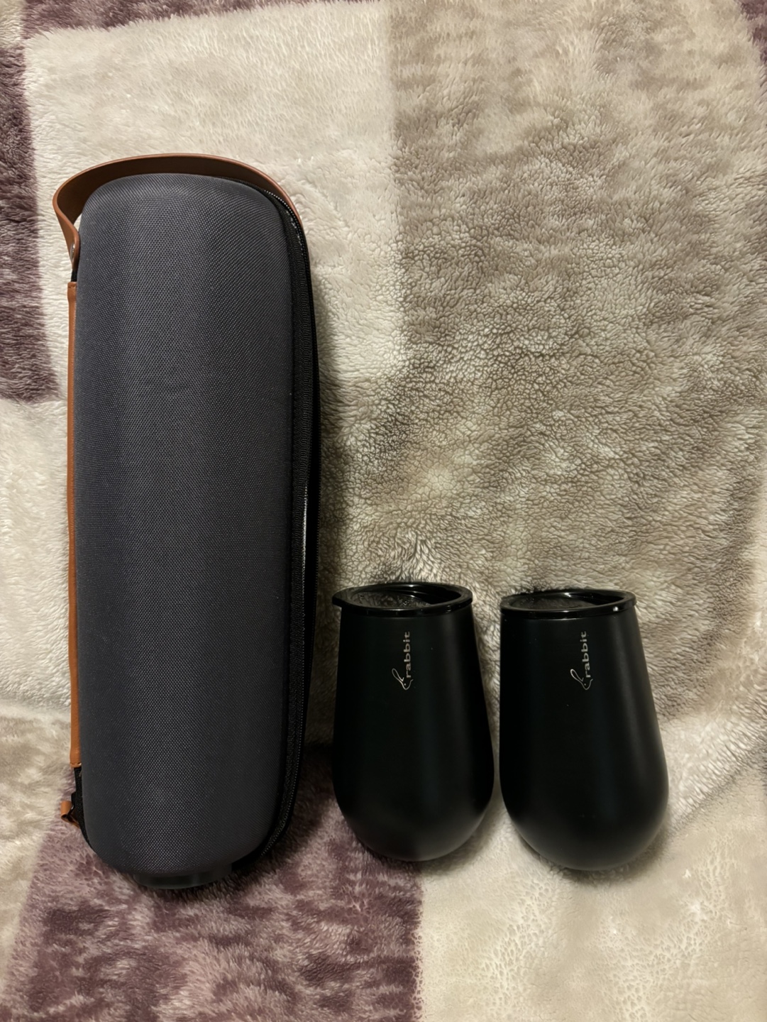 2 Pack Insulated Wine Tumbler with Carrying Case