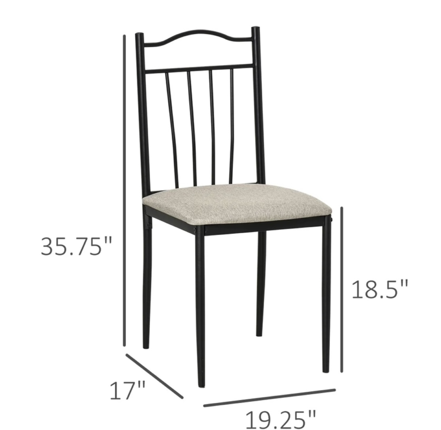 new Set of 4 dining chairs and table - photo 3