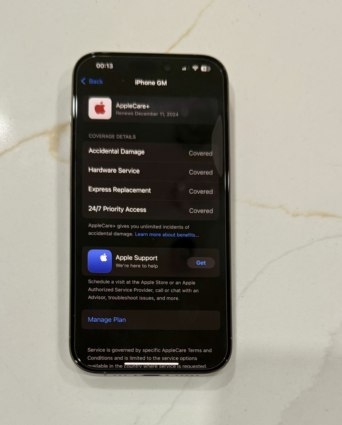 iPhone 15 Pro 128GB Includes Apple Care Warranty - photo 5