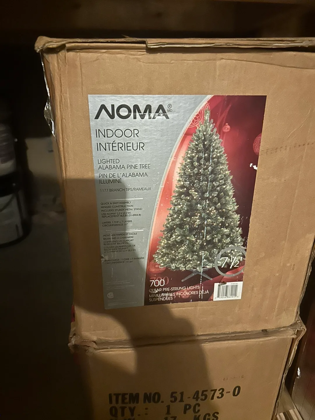 7.5 ft. Pre-Lit Artificial Christmas Tree thumbnail