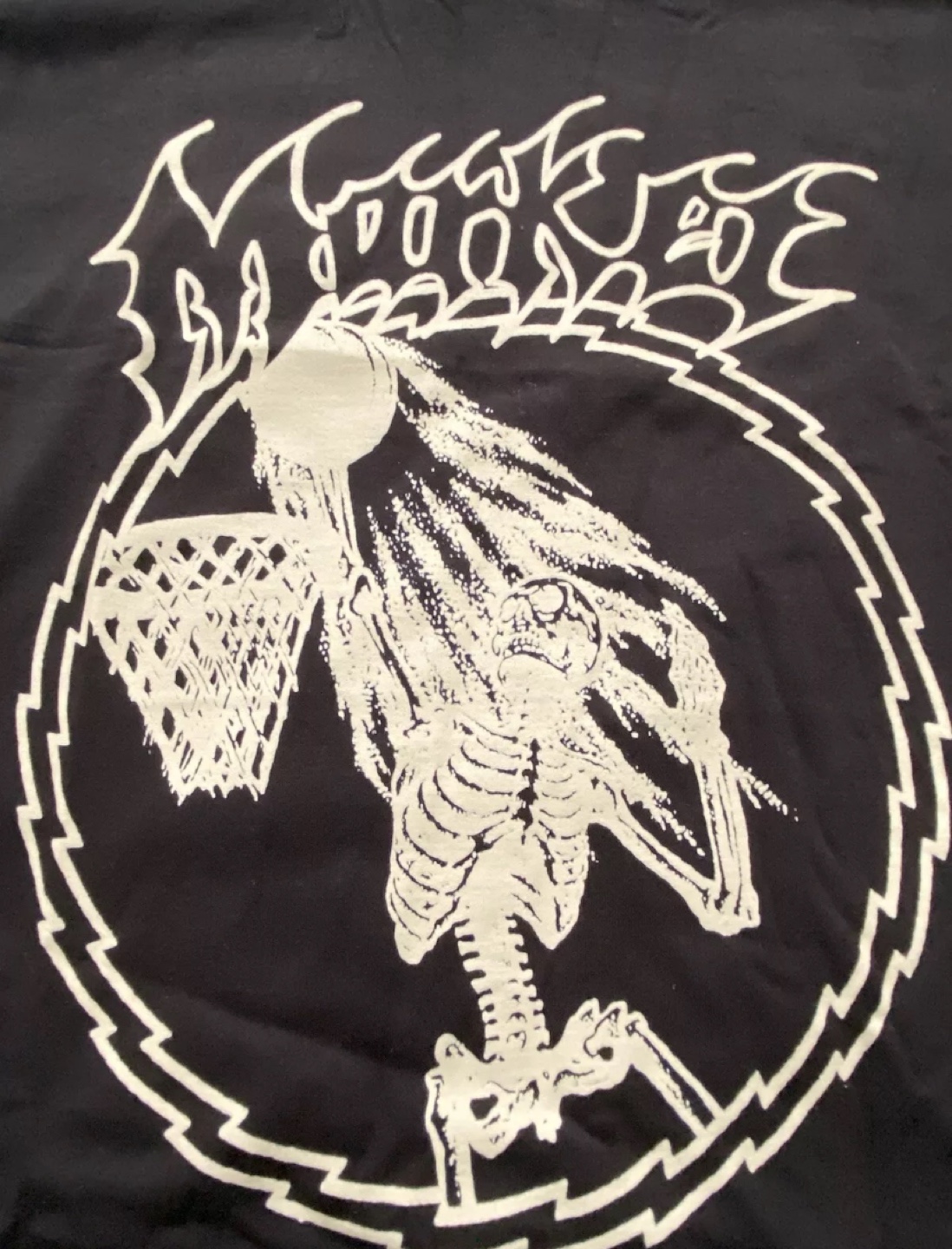 MARKET Skeleton Basketball T-Shirt Sz:L (unique one of a kind) - photo 4