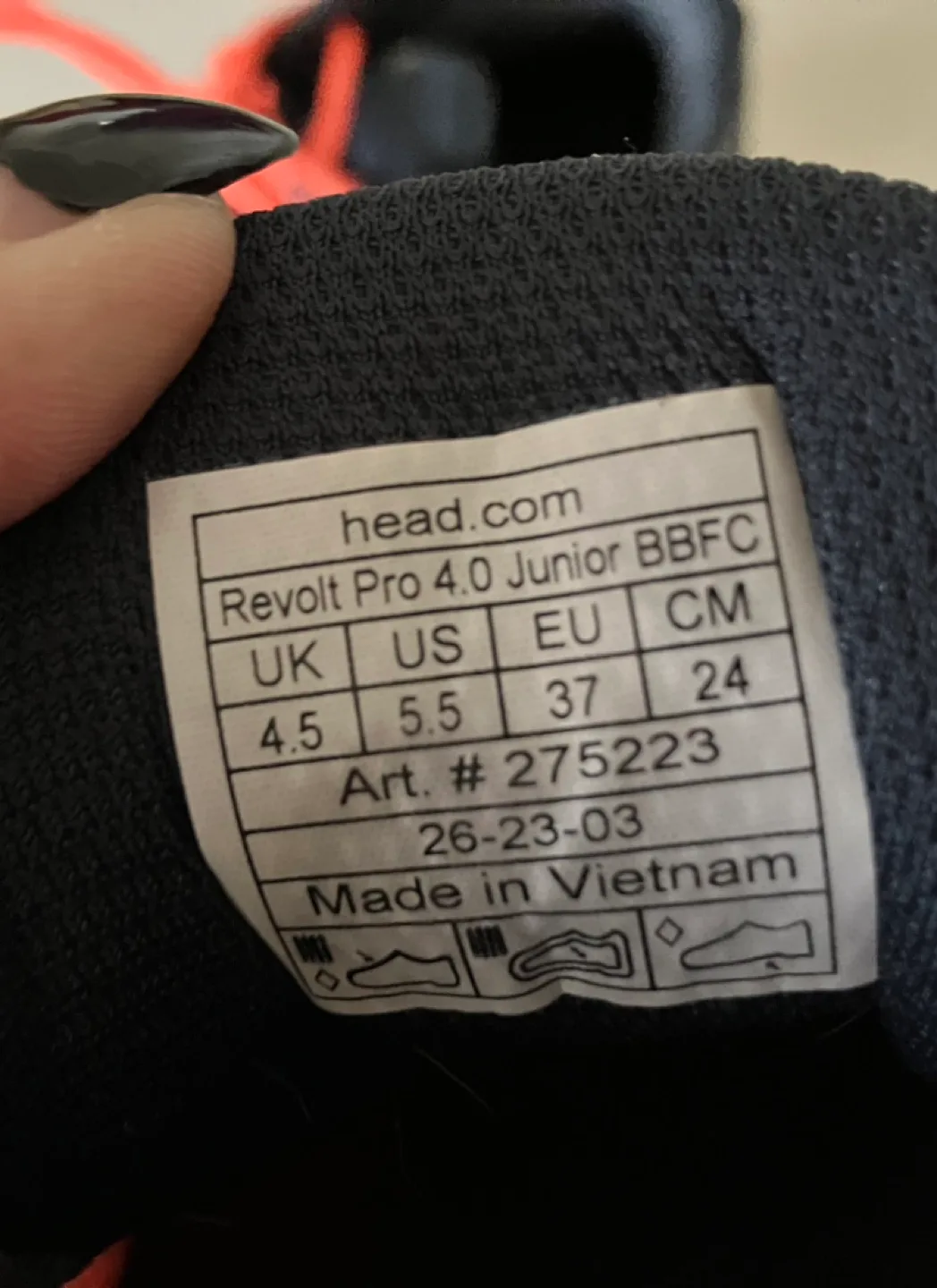 HEAD Revolt Pro 4.0 Junior Tennis Shoes image indicator(3)