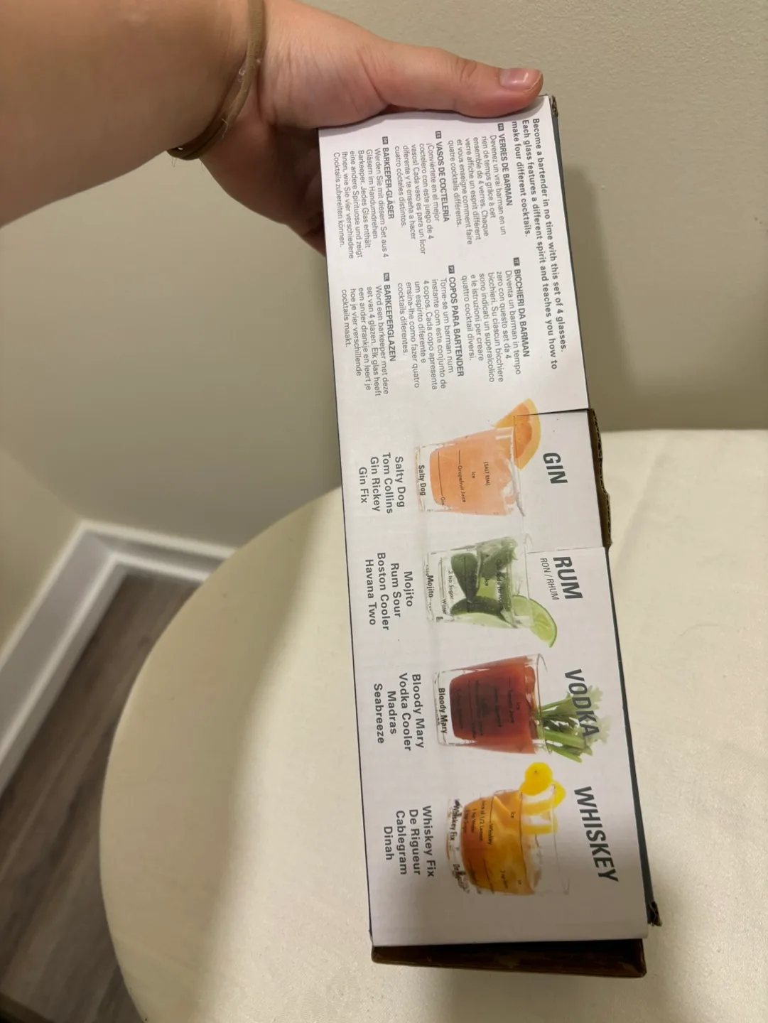 Set of 4 Bartending Glasses image indicator(3)