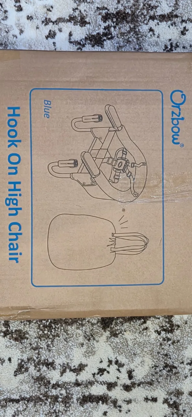 Orzbow Hook On High Chair-Navy image indicator(3)