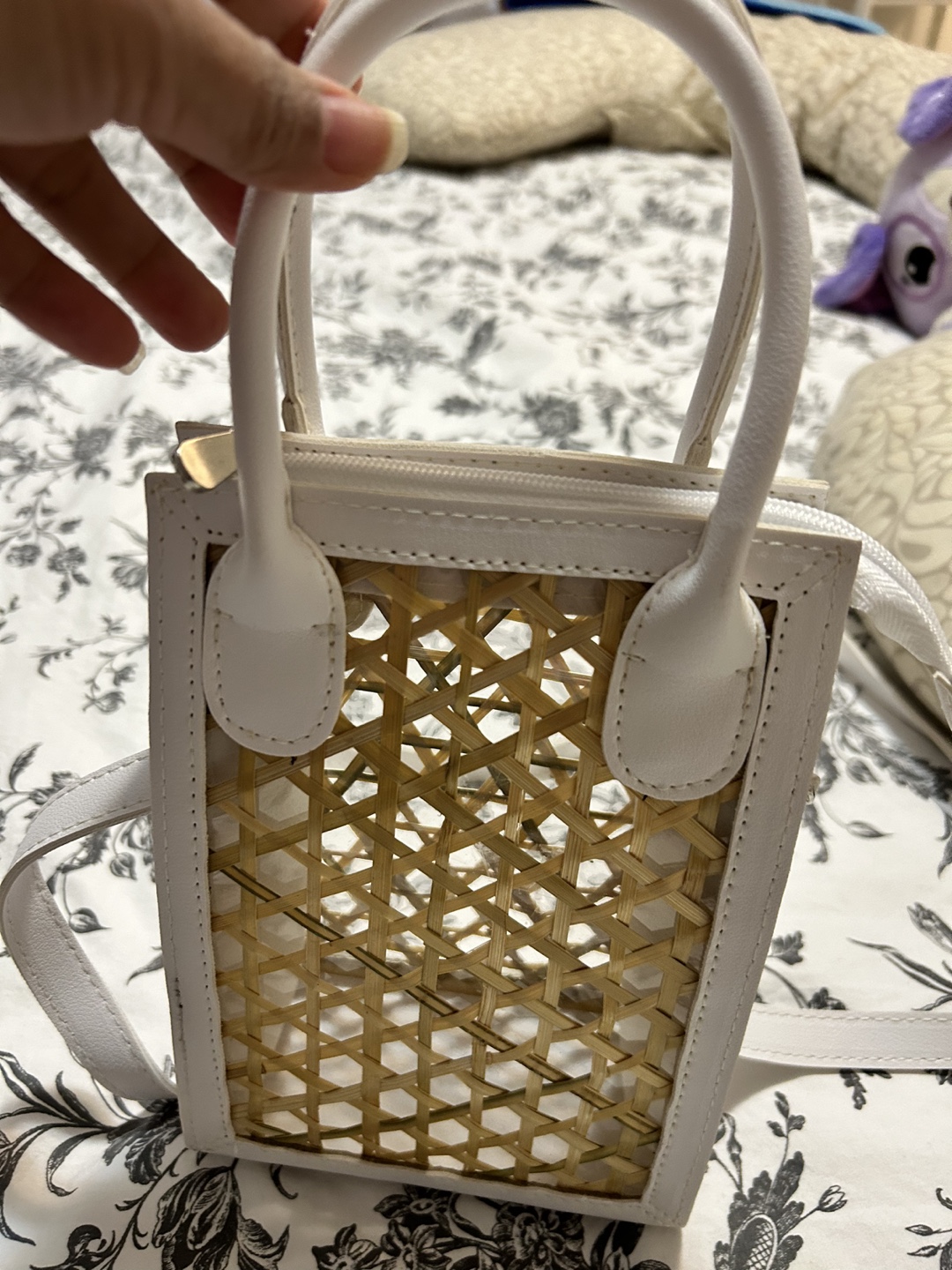 White Woven Bag - photo 2