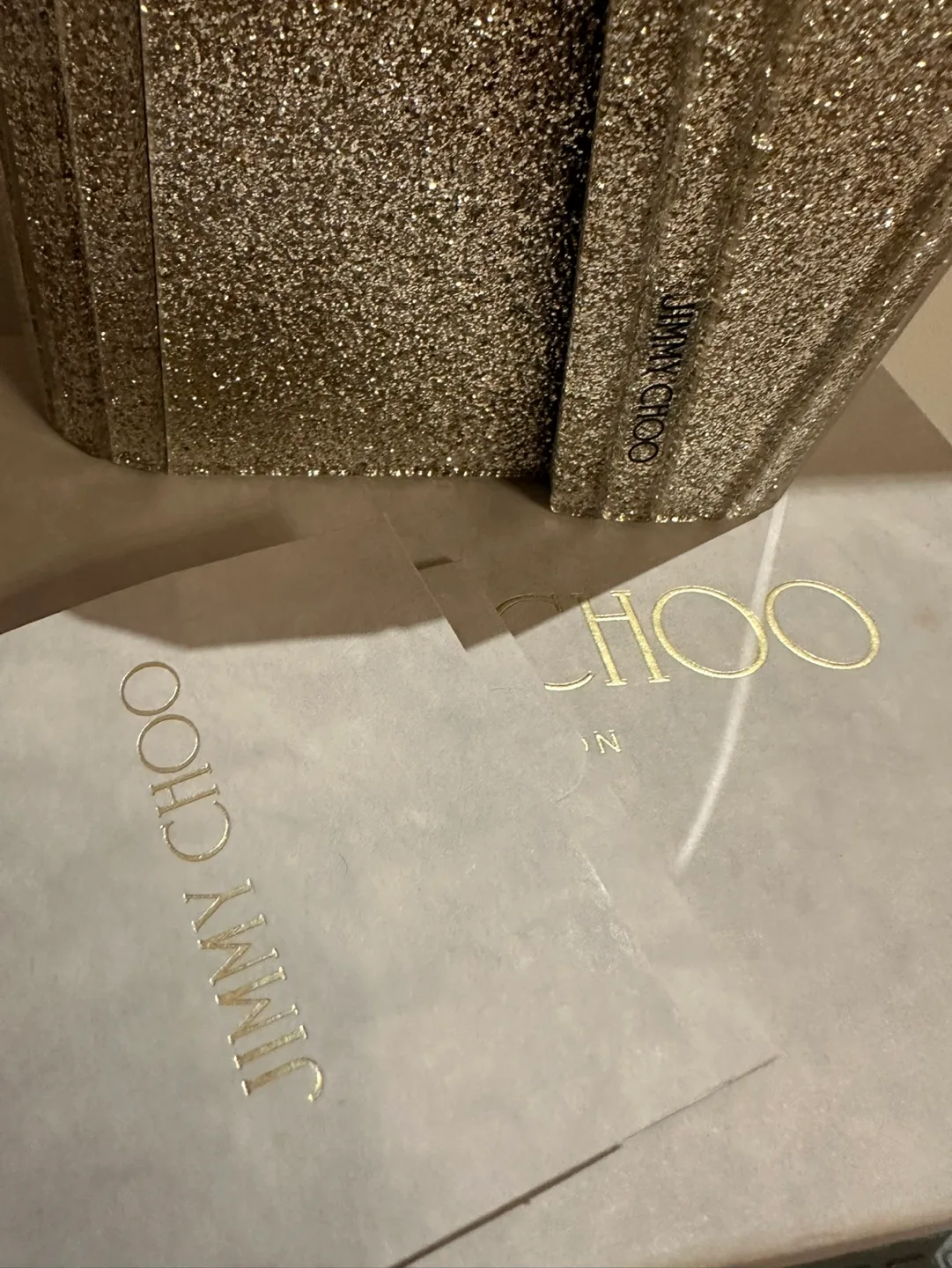 Jimmy Choo Glitter Clutch ( BRAND NEW) image indicator(2)