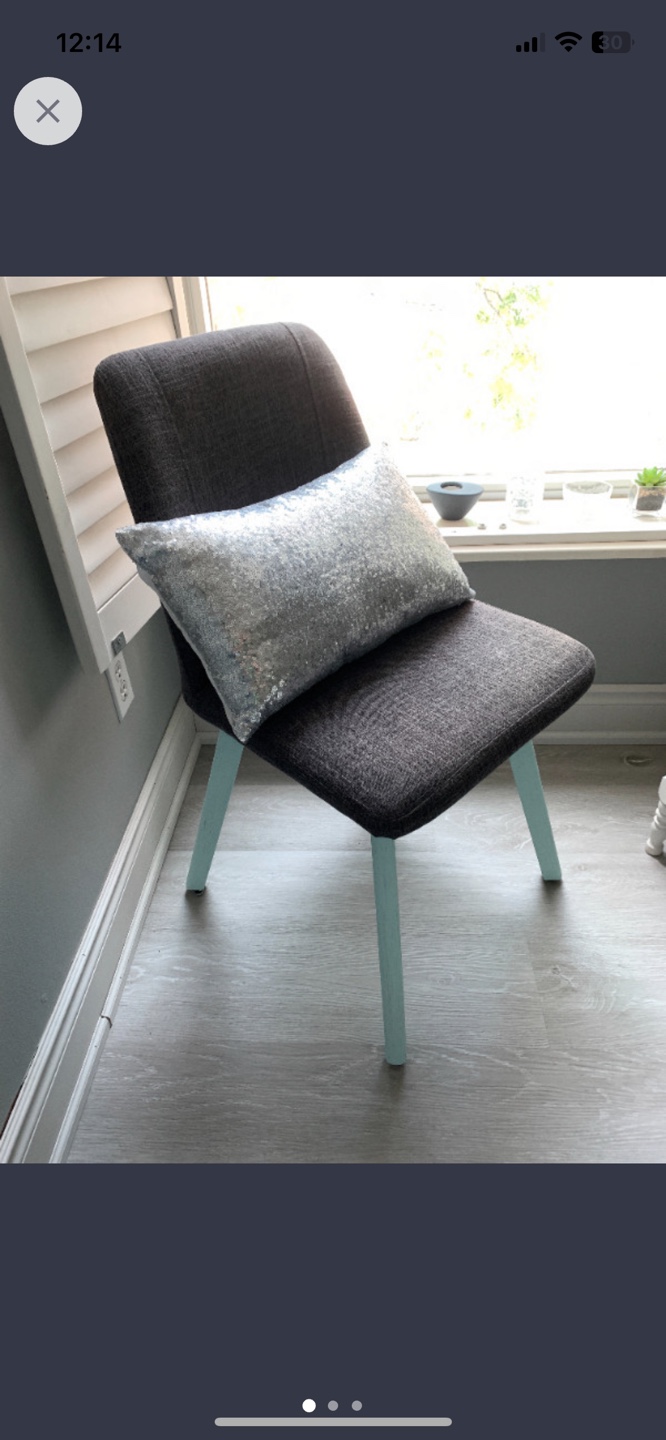Grey Fabric Chair from Bouclair