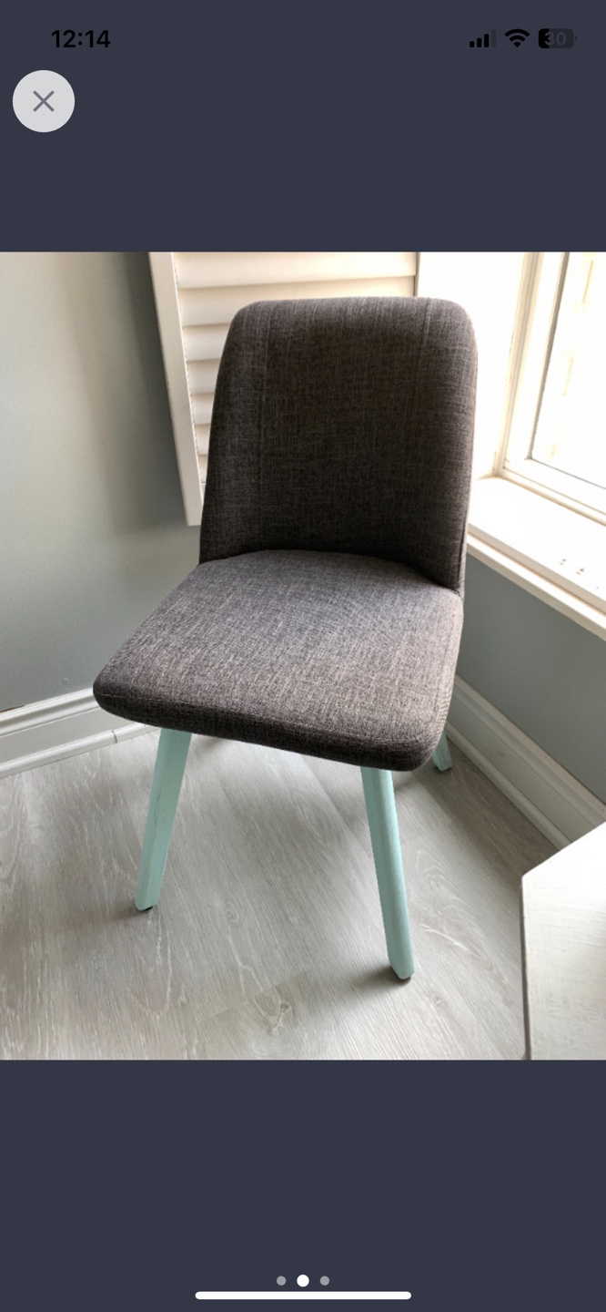 Grey Fabric Chair from Bouclair - photo 2