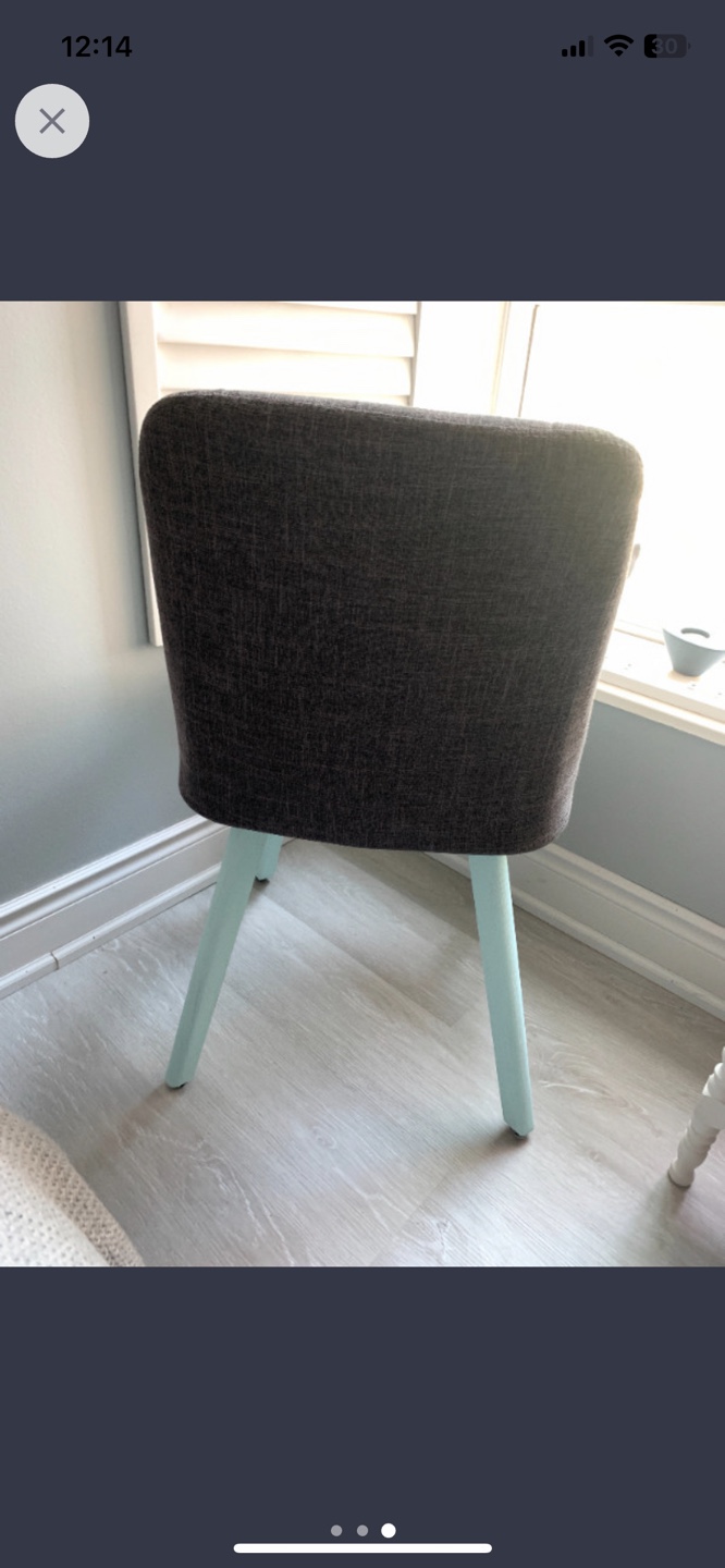 Grey Fabric Chair from Bouclair - photo 3