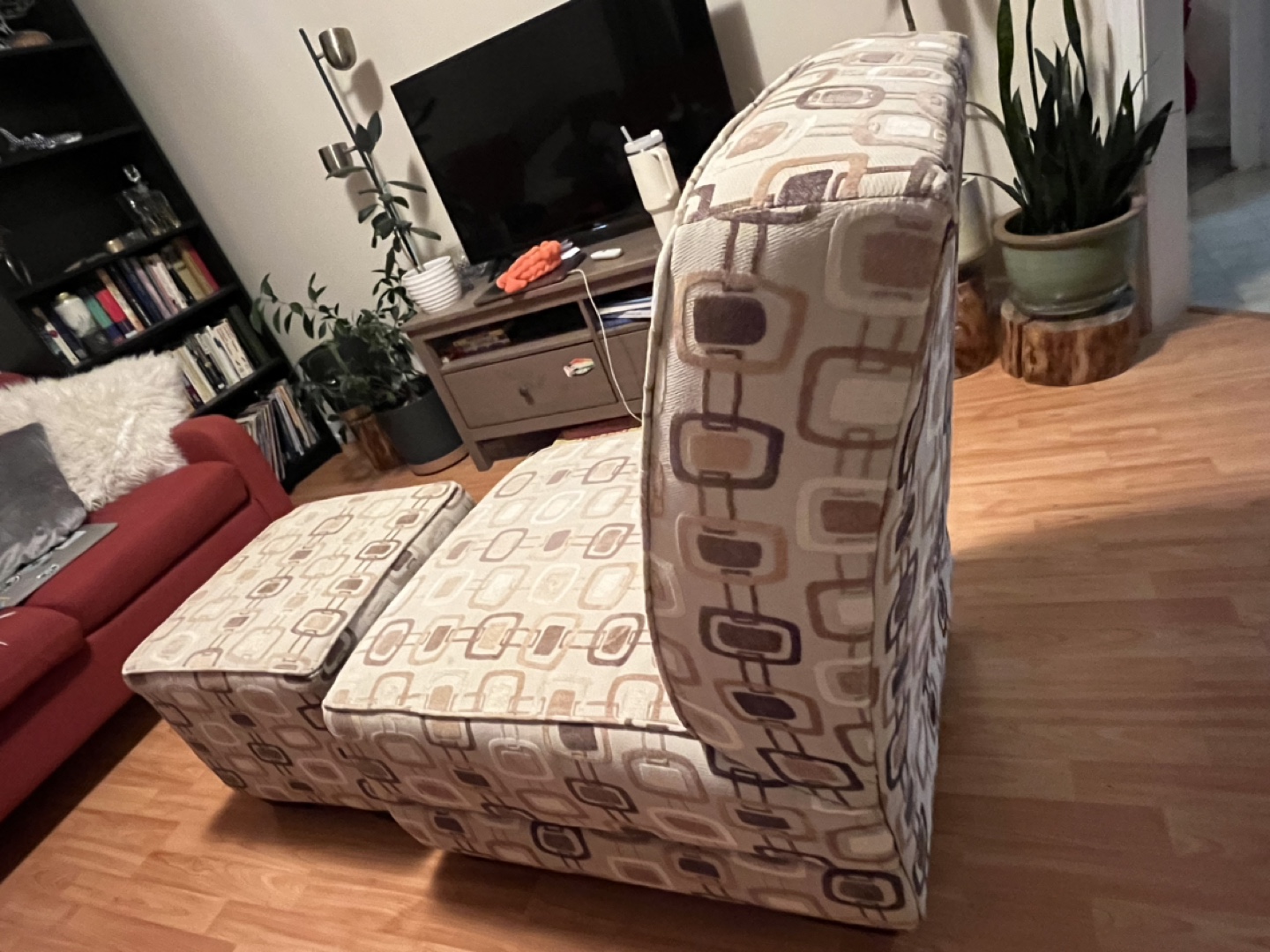 Accent Chair and Ottoman Set - photo 3