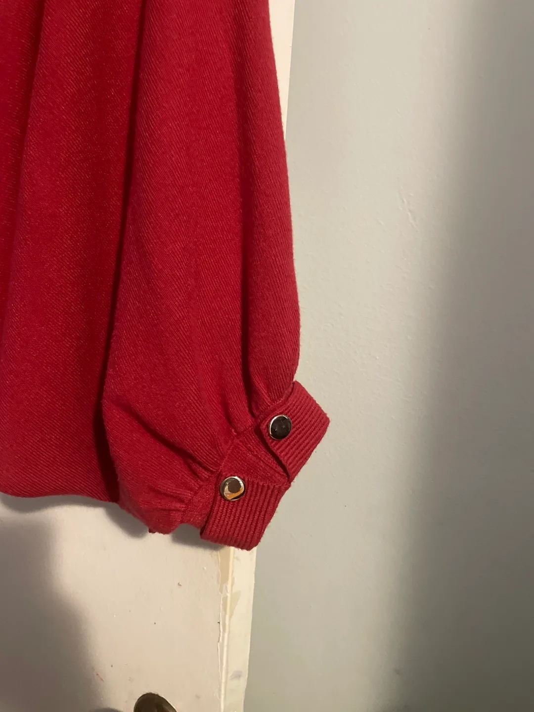 Red Knit Poncho image indicator(2)