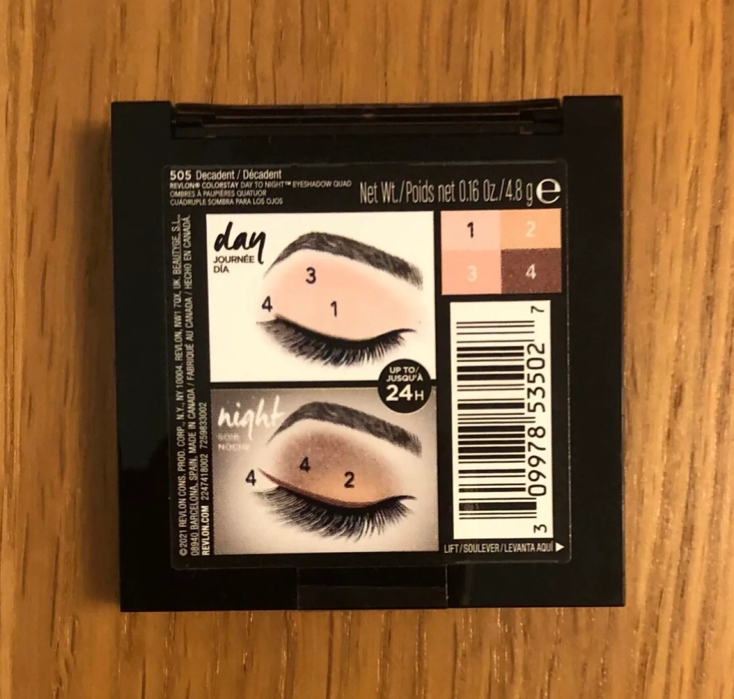 Revlon ColorStay Day to Night Eyeshadow Quad - 505 Decadent image indicator(2)